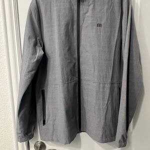 Travis Mathew Charcoal Windbreaker Jacket